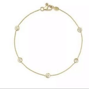 Roberto Coin 18K yellow gold & diamond bracelet